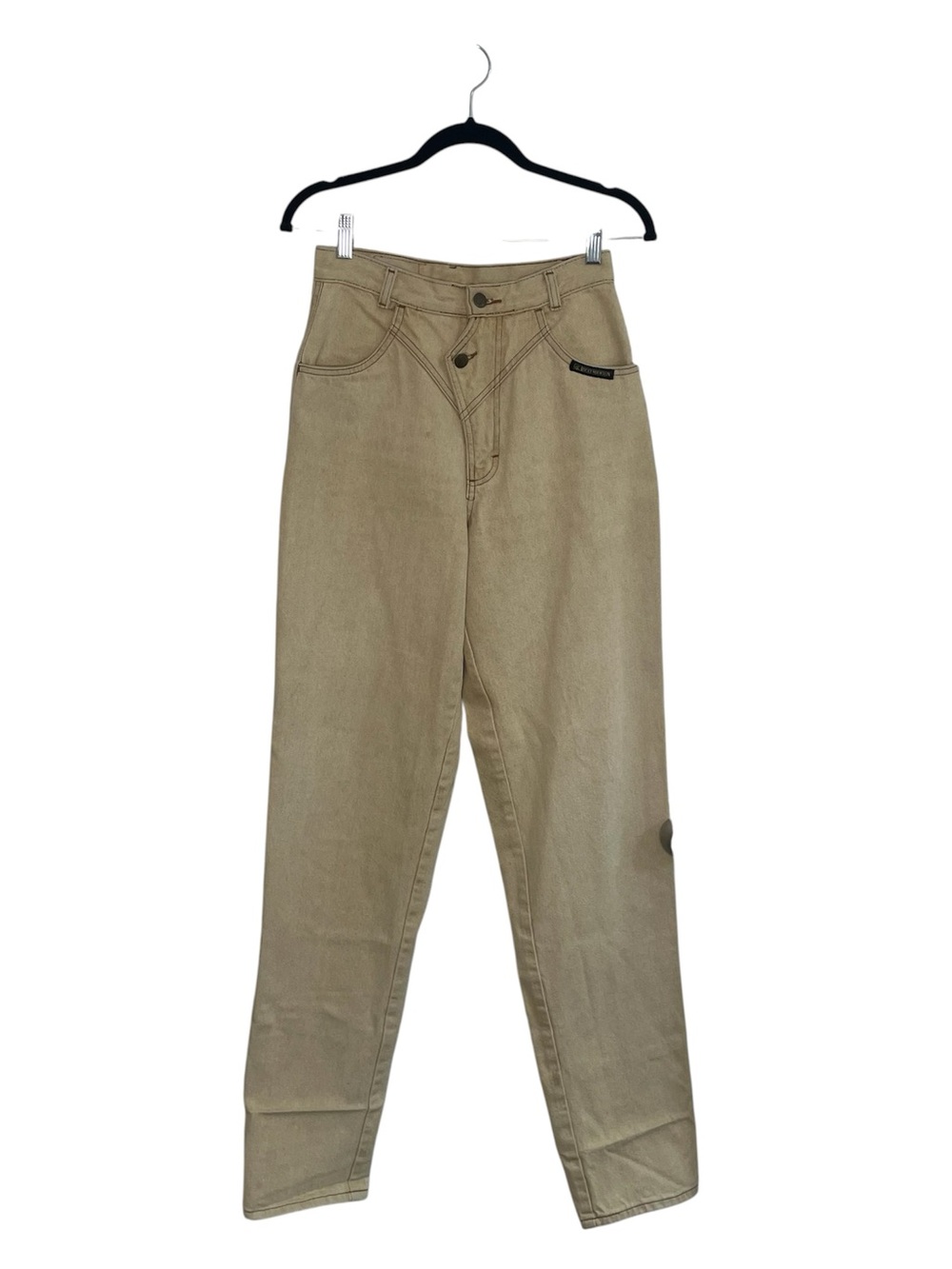 Rocky Mountain Vintage High Waisted Bareback Western Tan Jeans